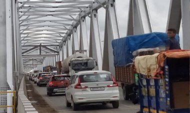 महात्मा गांधी सेतु पर इस वजह से महाजाम, फंसे हजारों वाहन, त्राहिमाम की स्थिति