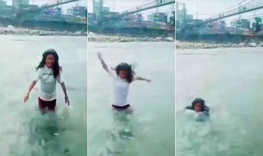 मम्मी-मम्मी चीखती रही मासूम, Reel के चक्कर में नदी में बह गई महिला