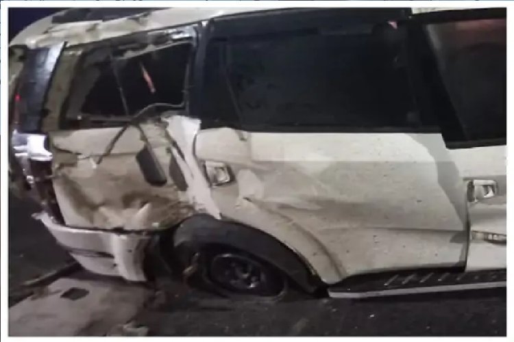 ADG के आवास में कार ने मारी टक्कर, 3 लोगों को हिरासत में, तीनों नशे में थे