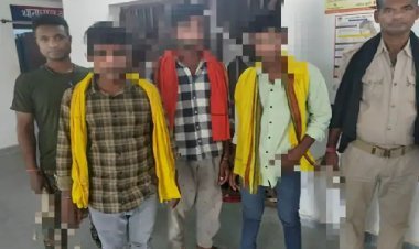 भोजपुर में कट्टा के साथ 3 अपराधी गिरफ्तार, चोरी की 2 बाइक बरामद