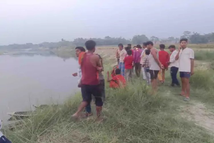 बूढ़ी गंडक नदी में डूबे तीन बच्चे, तलाश जारी
