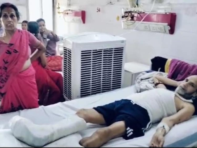 पटना NMCH में पेशेंट के पैर की 5 उंगली चूहे ने कुतर डाली , मरीज बोला- पानी चढ़ रहा था; पता नहीं चला