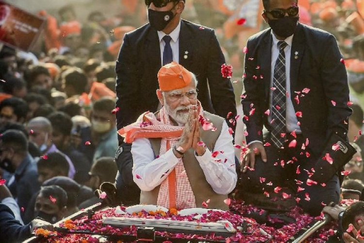 पटना में आज पीएम मोदी का 5 किलोमीटर लंबा रोड शो, भाजपा कार्यालय तक 25 संगठनों द्वारा होगा भव्य स्वागत