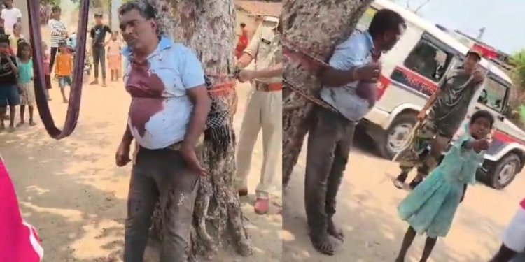 बिहार: रे’प पीड़िता के घर इलाज के लिए पहुंचे डॉक्टर की पिटाई, दबंगों ने पेड़ से बांधकर पीटा