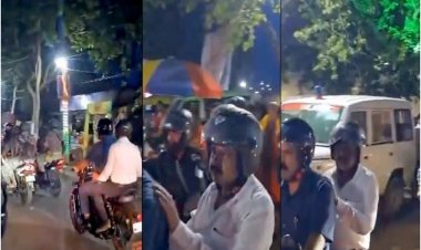 मंत्री सुदिव्य सोनू ने बाइक से लिया श्रावणी मेले की तैयारियों का जायजा