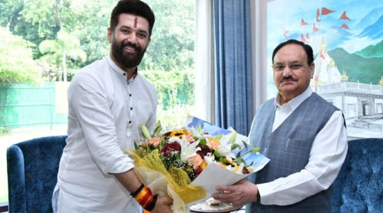 दिल्ली में जेपी नड्डा से मिले चिराग पासवान, फिर पटना शूटआउट पर नीतीश सरकार को घेरा