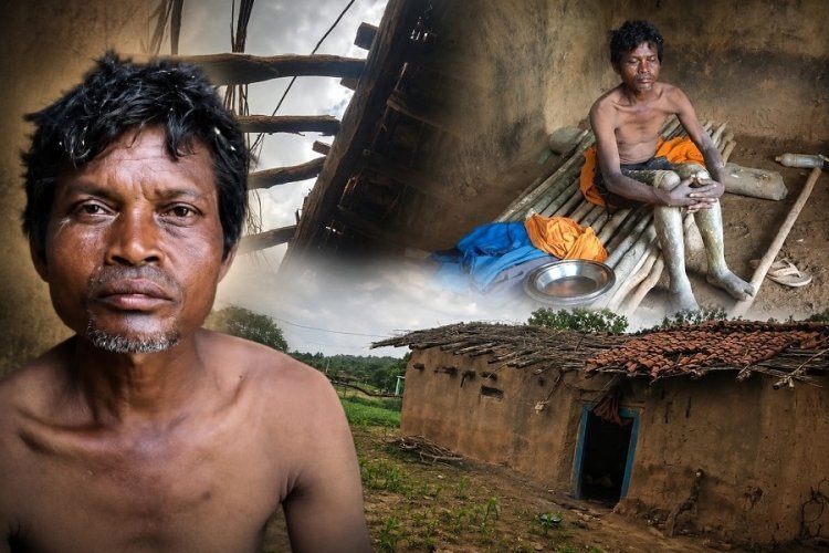 गिरिडीह : आदिवासी देवा सोरेन जर्जर मिट्टी के घर में रहने को मजबूर, आवास योजना से वंचित